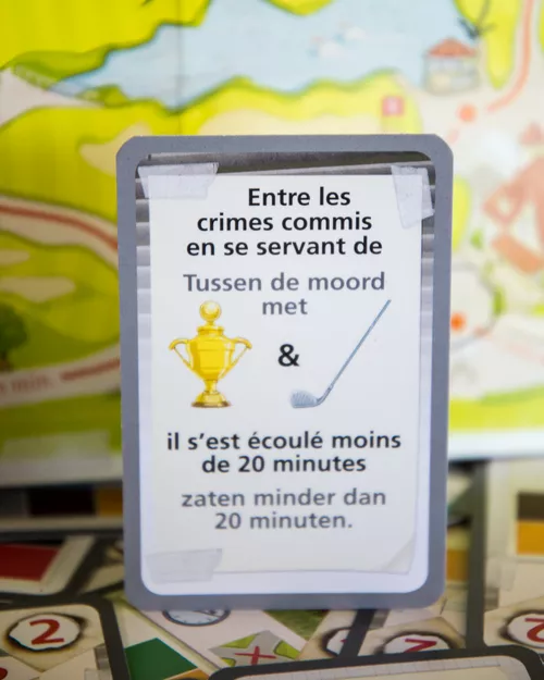 Test du jeu THE KEY MEURTRES DU GOLF OAKDALE CARTE